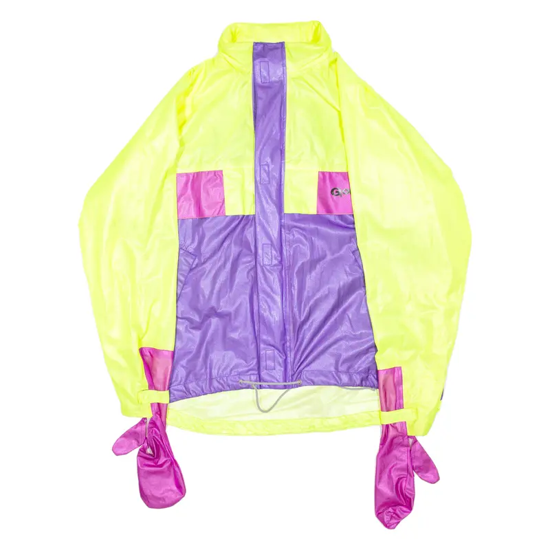 Gonso Neon Mens Windbreaker Jacket Yellow Colourblock M 1
