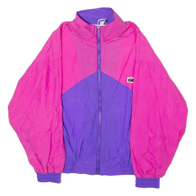 Grutli Mens Windbreaker Jacket Pink Colourblock Xl 1