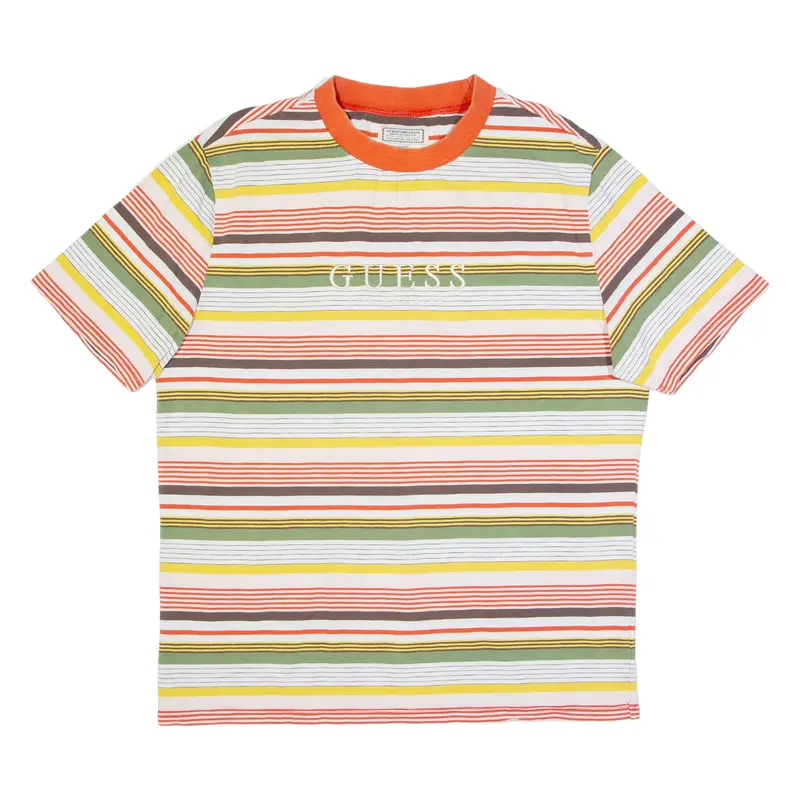 Guess Los Angeles Mens T-Shirt Orange M 1
