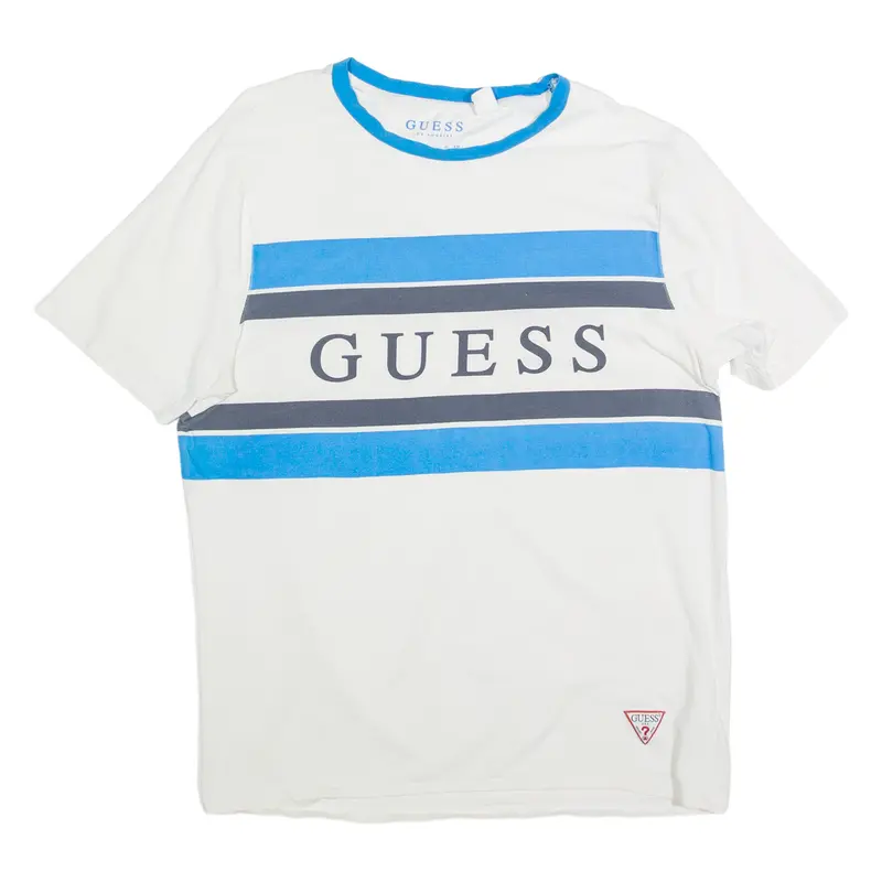 Guess Mens T-Shirt White M 1