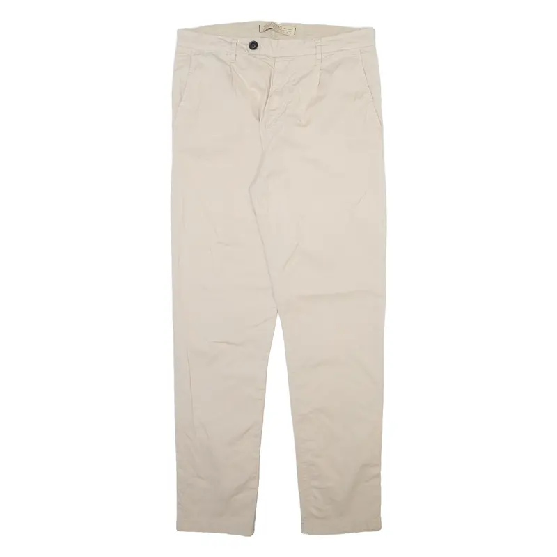 Guess Mens Trousers Beige Slim Tapered W30 L30 1