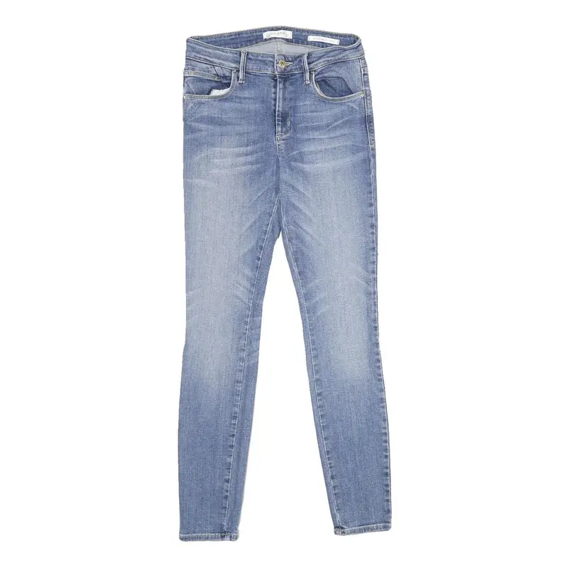Guess Womens Jeans Blue Slim Skinny Denim Medium W27 L30 Stylish Zip Closure 1
