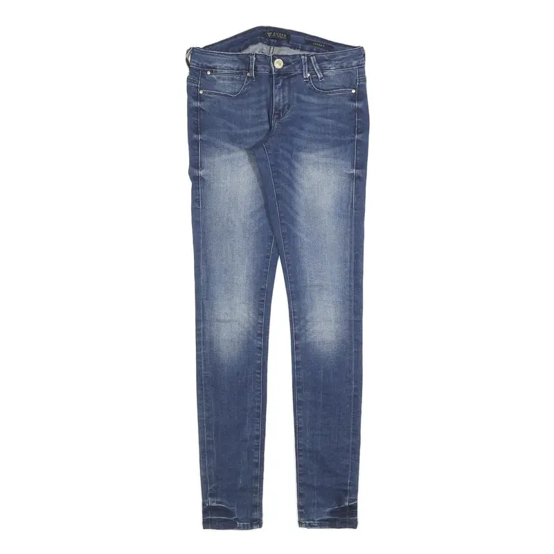 Guess Womens Jeans Blue Slim Skinny Denim Medium W28 L30 Stretch Zip Fly 1