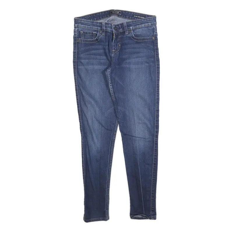 Guess Womens Slim Blue Denim Cotton Blend Jeans W30 L28 Ultra Skinny Stylish 1