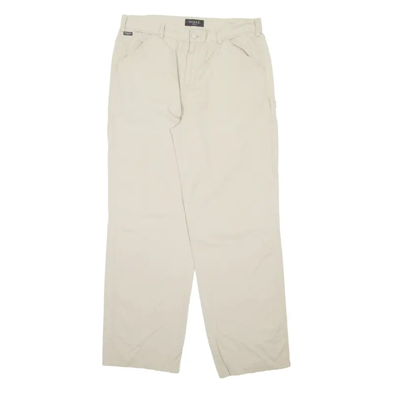 Guess Womens Trousers Beige Regular Straight W34 L31 1