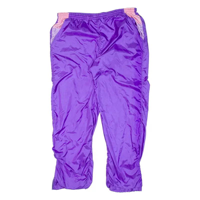 Guffin Womens Track Pants Purple Nylon Tapered L W36 L29 1