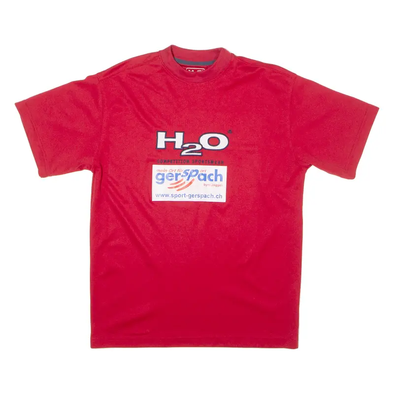 H2o Sportswear Mens Jersey Red Crew Neck Xs 1