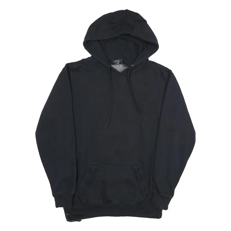 Ha Mens Black Hoodie Xl Cotton Blend Pullover Sweatshirt With Print 1