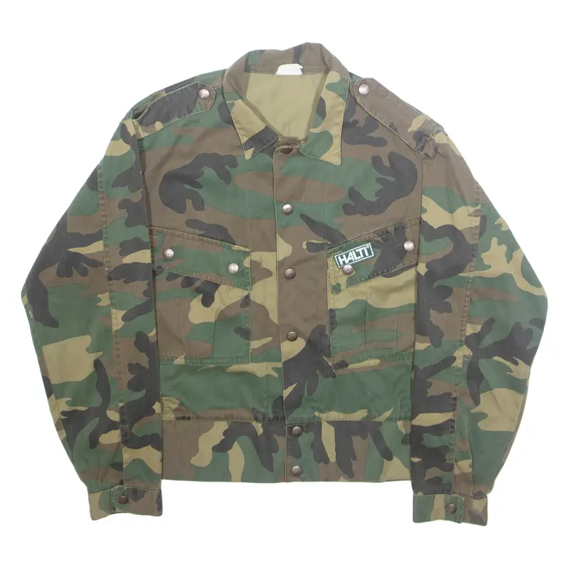 Halti Mens Jacket Green Camouflage S 1