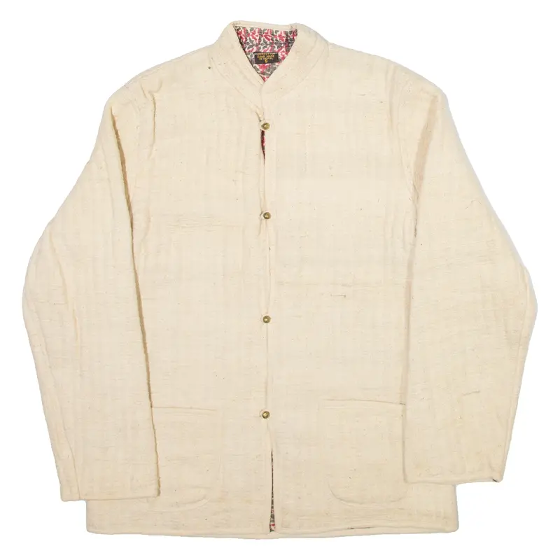 Handmade Womens Jacket Beige S 1