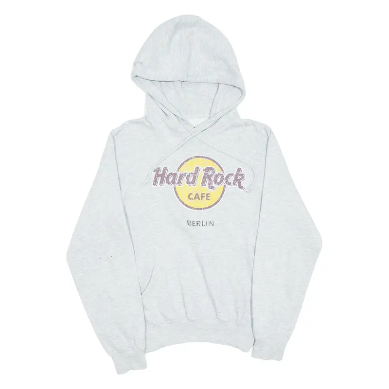 Hard Rock Cafe Berlin Mens Grey Hoodie S 1