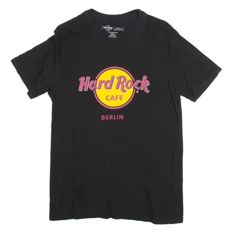 Hard Rock Cafe Berlin Mens T-Shirt Black S 1