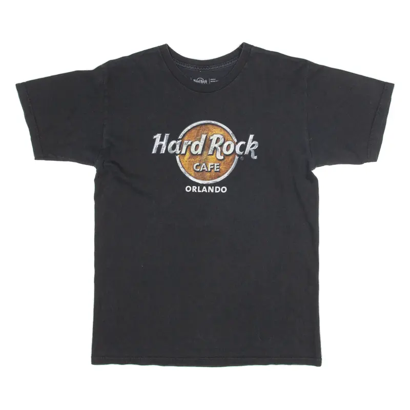 Hard Rock Cafe Mens T-Shirt Black Usa S 1