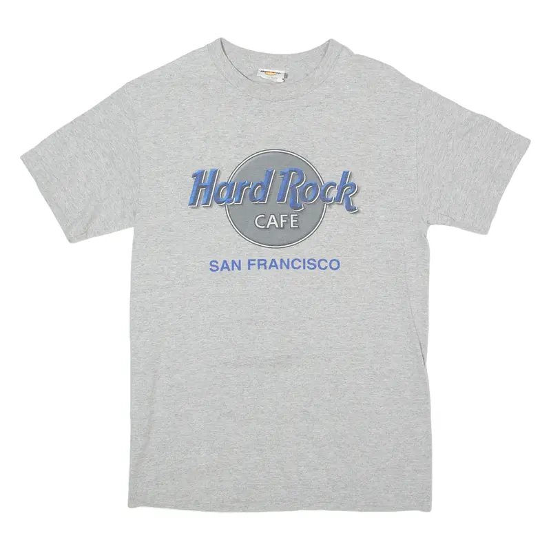 Hard Rock Cafe San Francisco Mens T-Shirt Grey Usa Crew Neck S 1