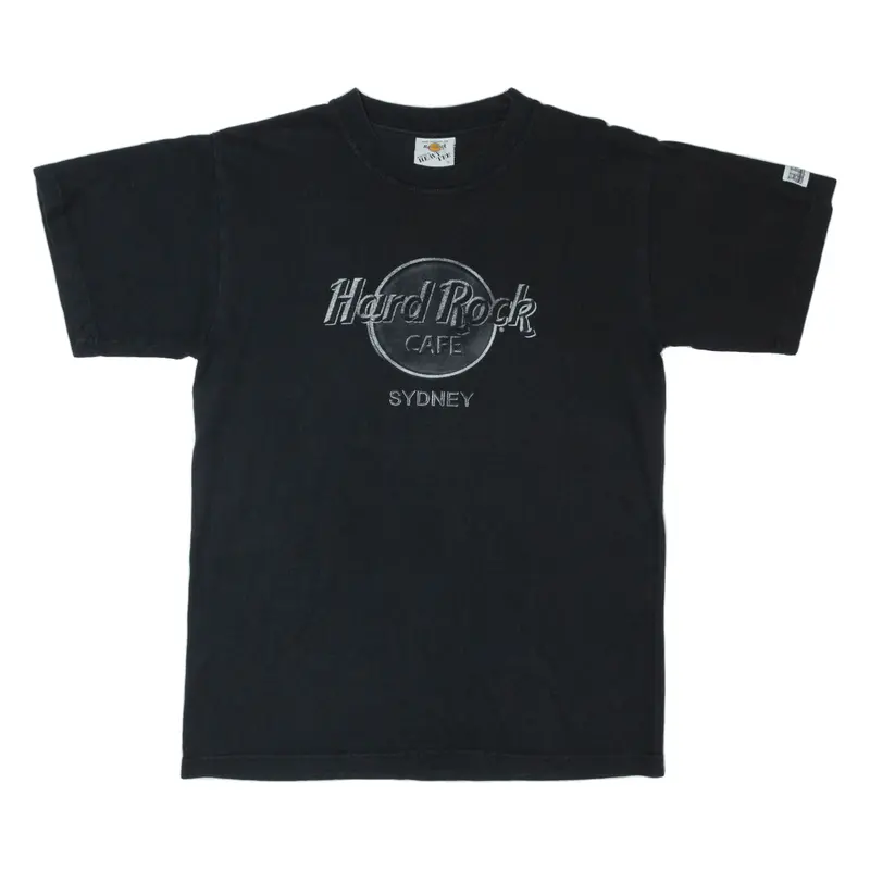 Hard Rock Cafe Sydney Mens T-Shirt Black S 1