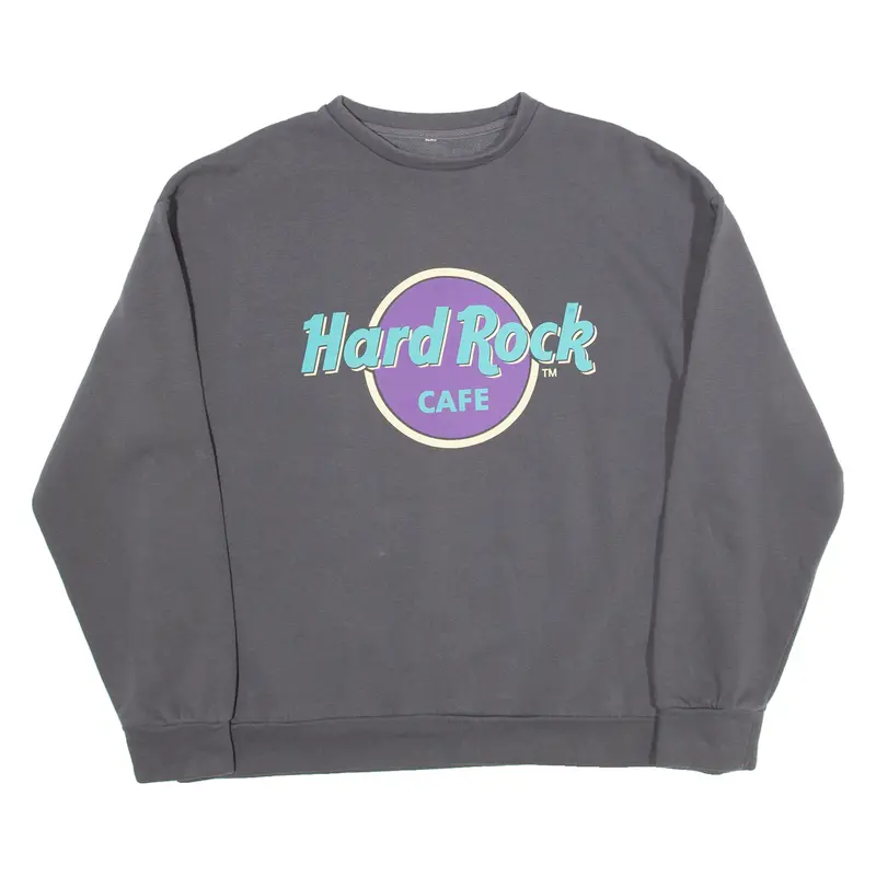 Hard Rock Cafe Womens Sweatshirt Grey Xl 1