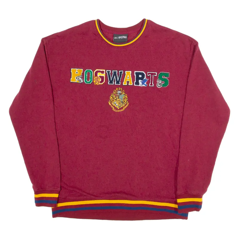 Harry Potter Hogwarts Womens Sweatshirt Maroon S 1