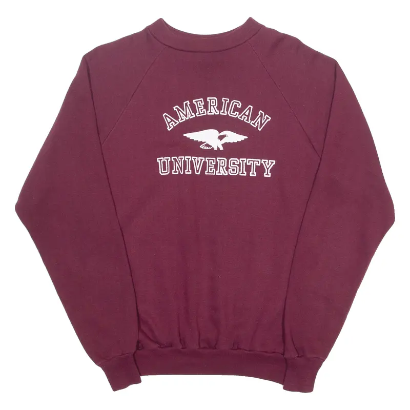 Healthknit Mens Sweatshirt Maroon Crew Neck Usa Xl 1