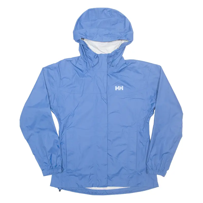 Helly Hansen Lightweight Womens Jacket Blue Hooded Xs 1