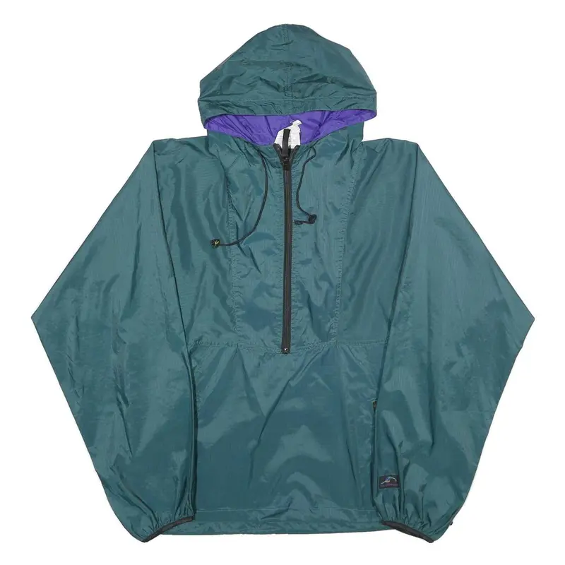 Helly Hansen Mens Blue Nylon Hooded Jacket Xs Outdoor Lightweight Windbreaker 1
