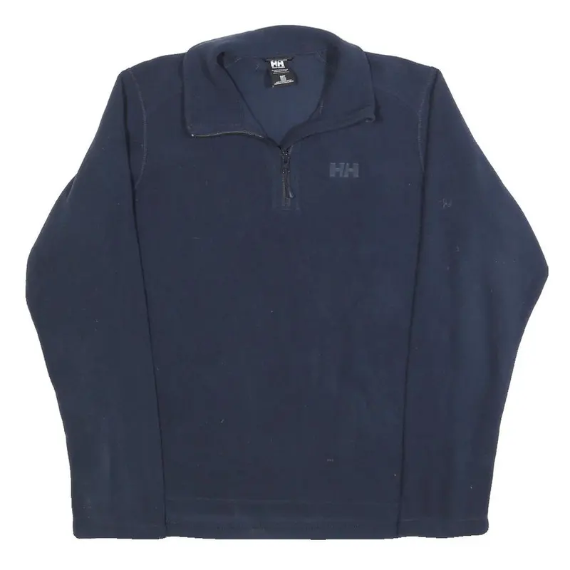 Helly Hansen Mens Navy Plain Pullover Jumper Half Zip S Outdoor Casual 1