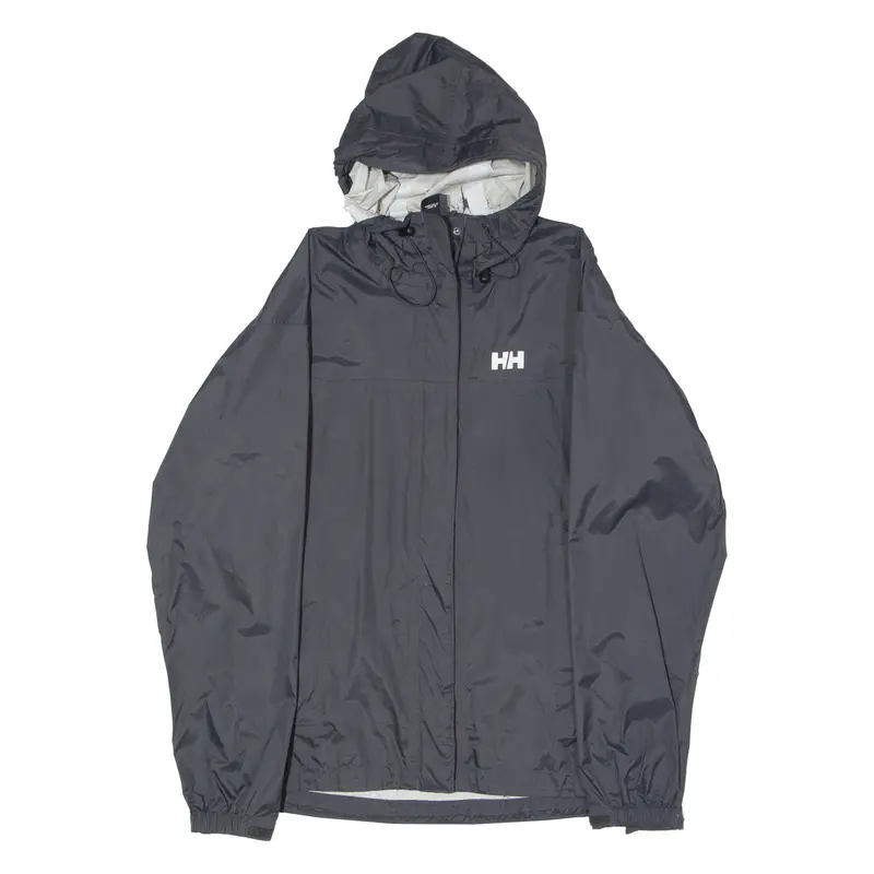 Helly Hansen Womens Rain Jacket Black Hooded S 1