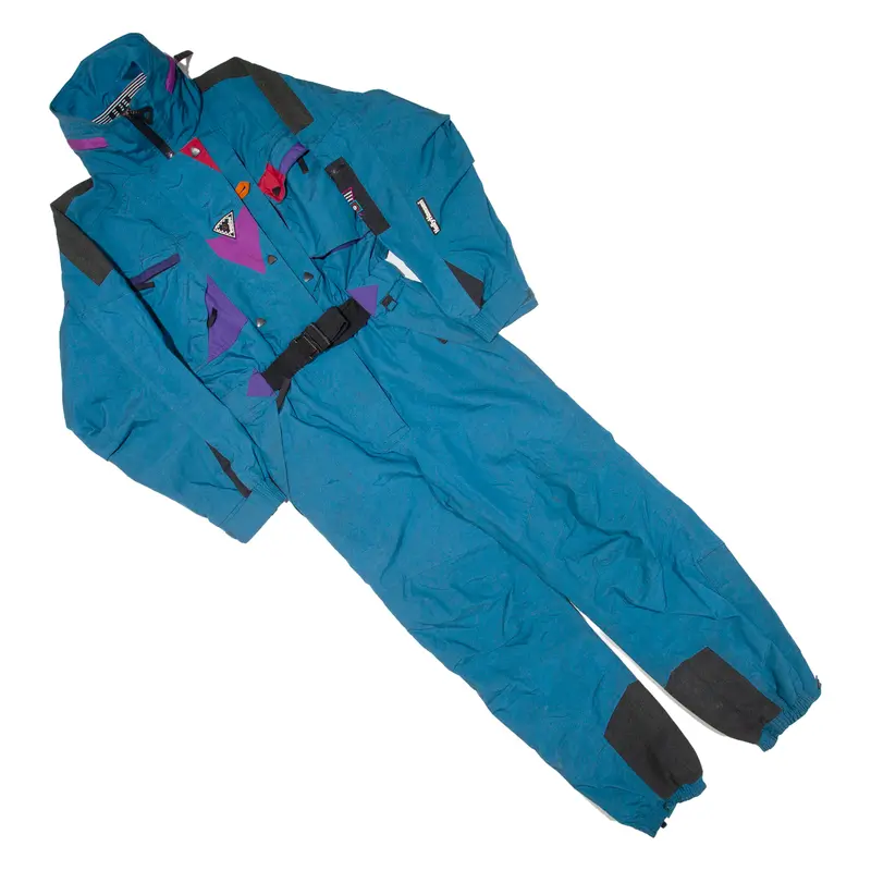 Helly Hansen Womens Ski Suit Blue Nylon Relaxed S W28 L29 1