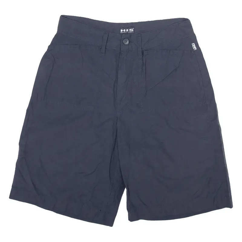 His Womens Casual Shorts Blue Relaxed S W28 1