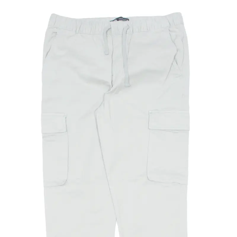 H&M Cargo Jogger Womens Trousers Grey Regular Tapered W32 L27 2