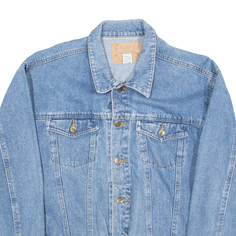 H&M Womens Denim Jacket Blue L 2