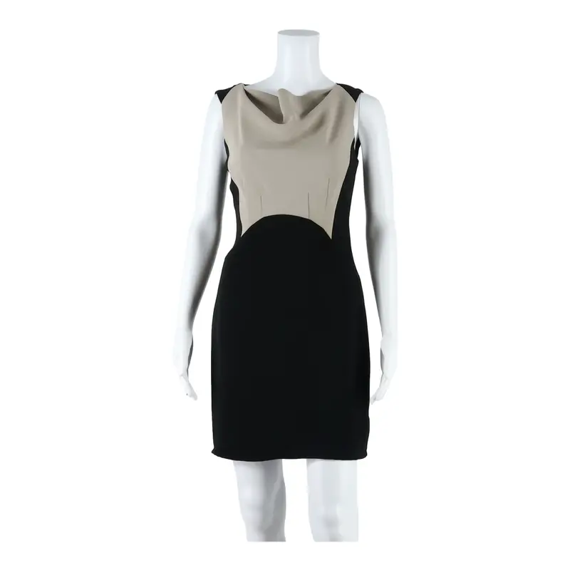 Hobbs Formal Womens Pencil Dress Black Sleeveless Midi Uk 8 1