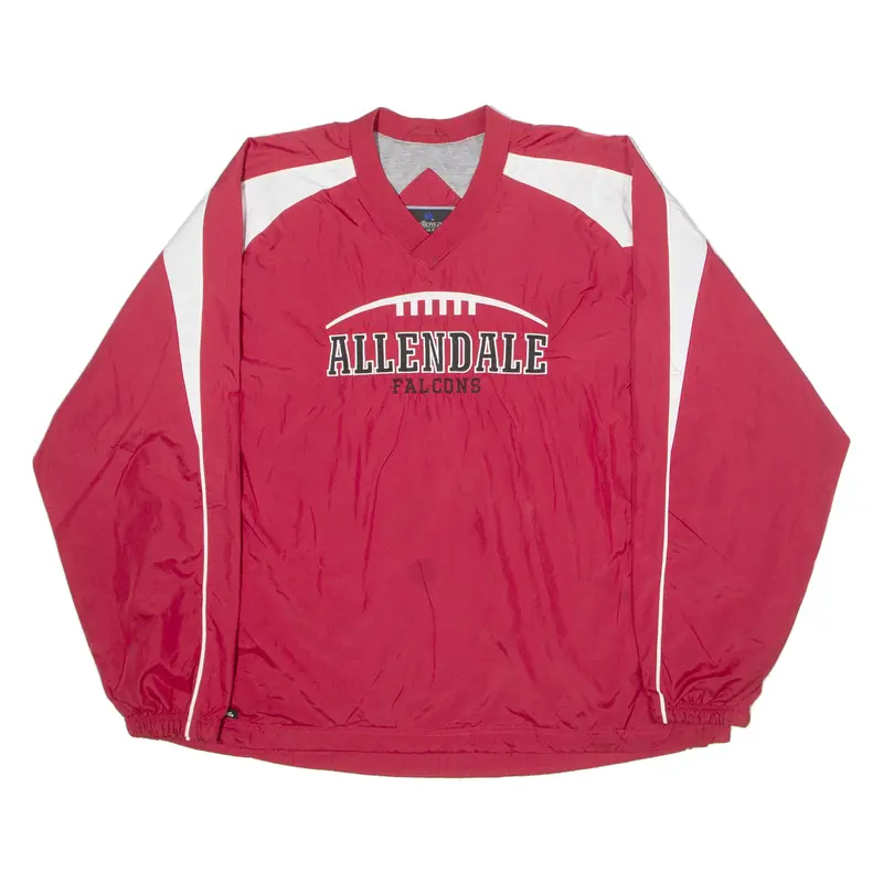 Holloway Allendale Falcons Mens Pullover Jacket Red 90S Usa Xl 1