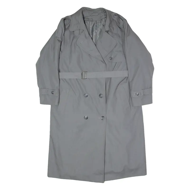 House Of Fraser Womens Trench Coat Grey 90S Uk 8 1