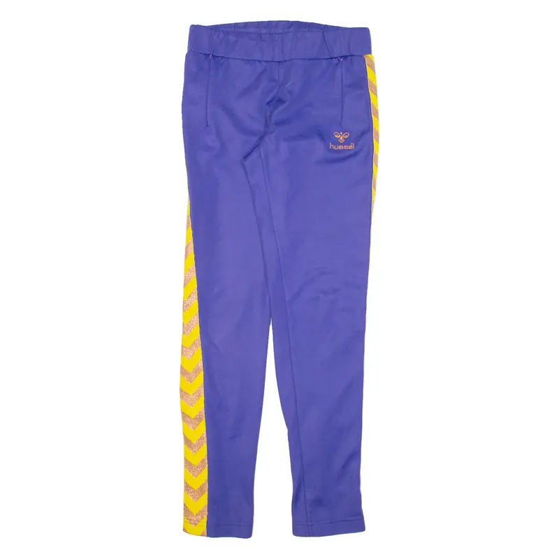 Hummel Womens Track Pants Purple Skinny S W26 L29 1