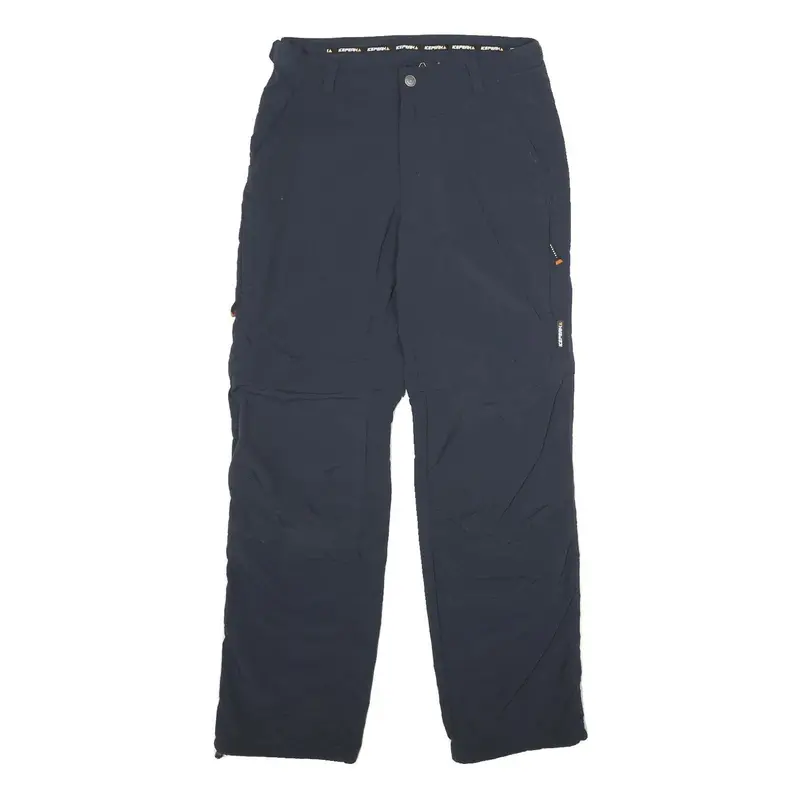 Icepeak Mens Nylon Navy Regular Fit Straight Leg Trousers W28 L32 Outdoor Casual 1