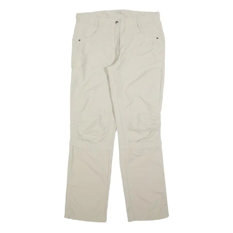 Icepeak Womens Beige Polyester Regular Fit Straight Trousers W32 L32 Outdoor 1