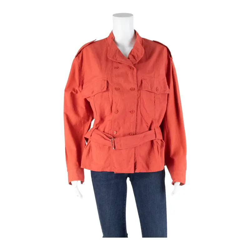 In Wear Womens Shirt Red High Neck Long Sleeve L 1