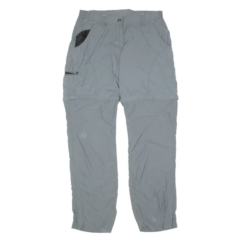 Inoc Outdoor 2 In 1 Womens Trousers Grey Slim Straight W32 L30 1
