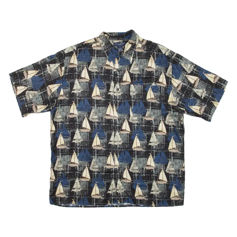 Ivy Crew Sailing Mens Shirt Black L 1