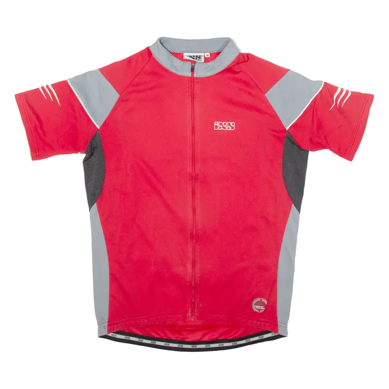 Ixs Cycling Shirt Full-Zip Mens Jersey Red M 1