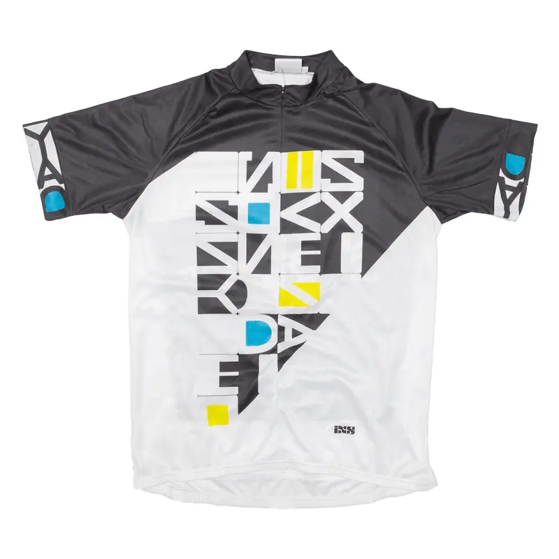 Ixs Cycling Shirt Mens Jersey White 1/2 Zip Xl 1
