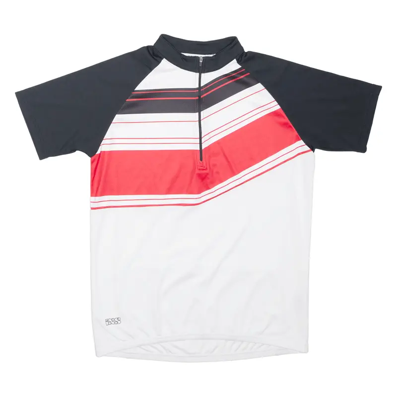 Ixs Cycling Shirt Mens Jersey White 1/4 Zip L 1