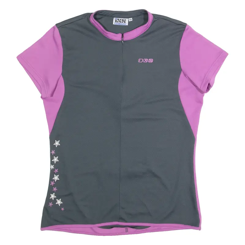 Ixs Cycling Womens Jersey Grey 1/4 Zip L 1