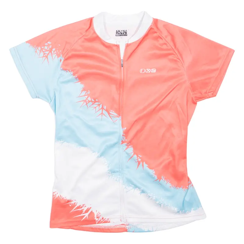 Ixs Full Zip Cycling Shirt Womens Jersey Pink S 1