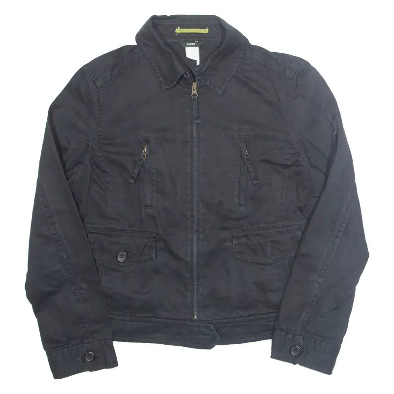 J Crew Womens Jacket Black L 1