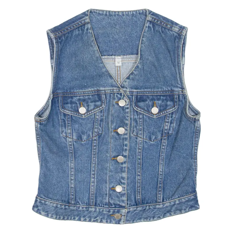 Jack Morgan Womens Denim Gilet Blue S 1