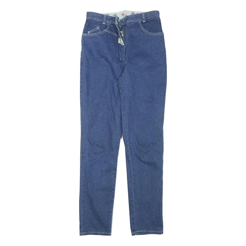 Jack Morgan Womens Jeans Blue Slim Skinny Denim W27 L30 Classic Zip Pockets 1