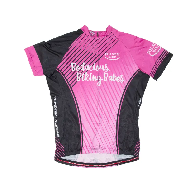 Jack Roo Cycling Full Zip Womens Jersey Pink Xl 1