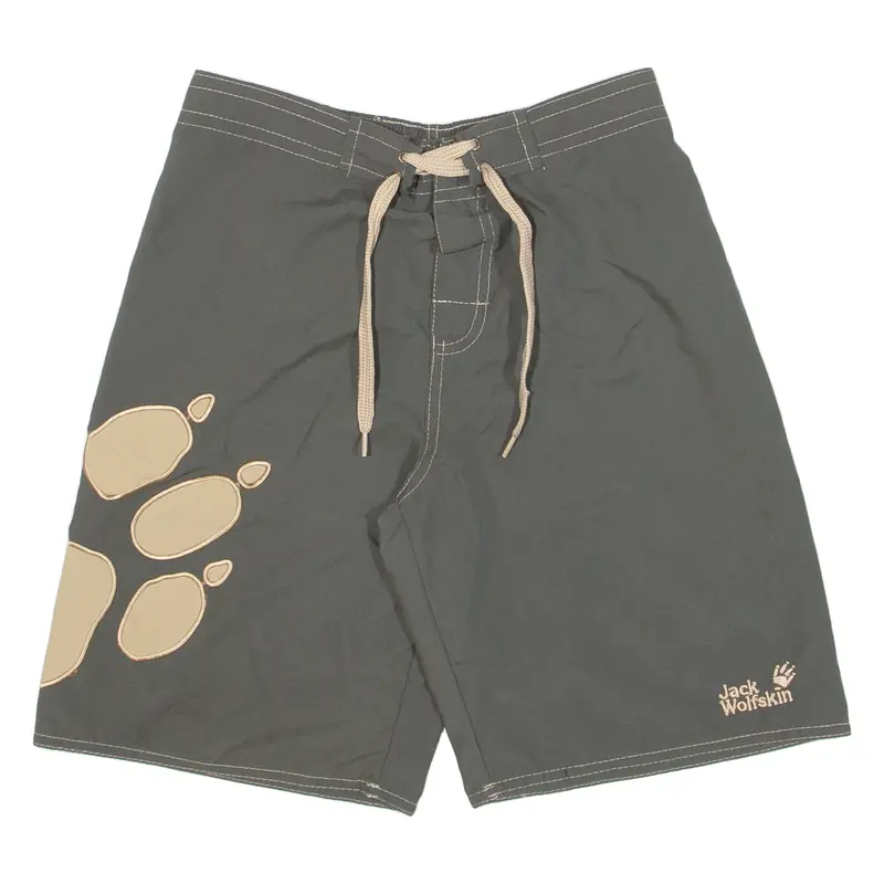 Jack Wolfskin Boys Swimming Shorts Green 12Y W24 1