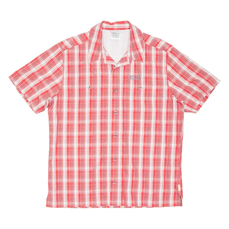 Jack Wolfskin Mens Shirt Red Check M 1